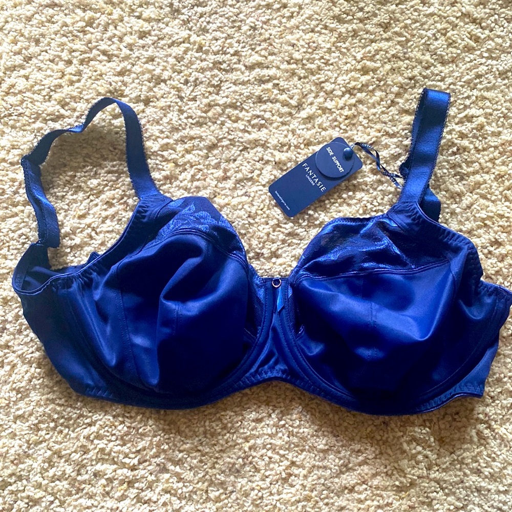 Fantasie Navy Illusion Bra 30H NWT